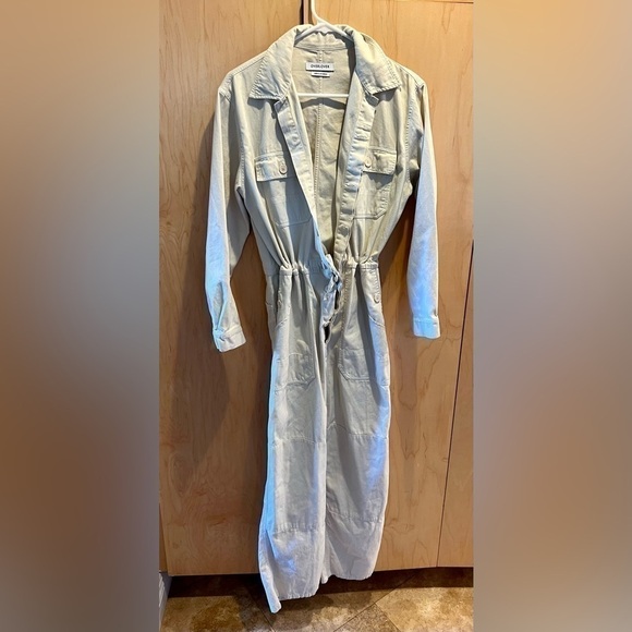overlover twill milk jumpsuit size M overalls one piece - Picture 5 of 11